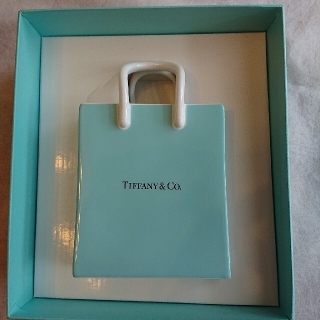 ペコちゃんさま ご専用TIFFANY ショッピングバック型陶器オーナメント