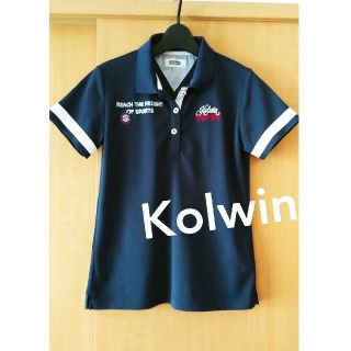 キャロウェイゴルフ(Callaway Golf)のKolwin★可愛いネイビーポロシャツ　レディースゴルフ(ウエア)