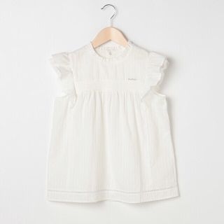 ポンポネット(pom ponette)のポンポネット新品タグ付きフレア袖ブラウス140(ブラウス)