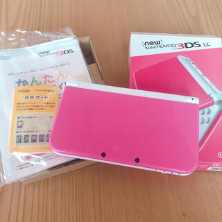 ニンテンドウ(任天堂)のNintendo 3DS NEW ニンテンドー 本体 LL ピンク/ホワイト(携帯用ゲーム機本体)