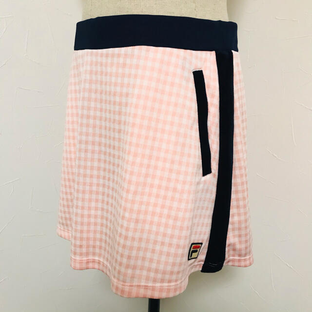 FILA テニス スコート S チェック柄 トリコロール - 通販
