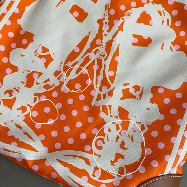 Hermes(エルメス)のエルメス　シルキーシティ　PM ドット　オレンジ/ピンク レディースのバッグ(ショルダーバッグ)の商品写真