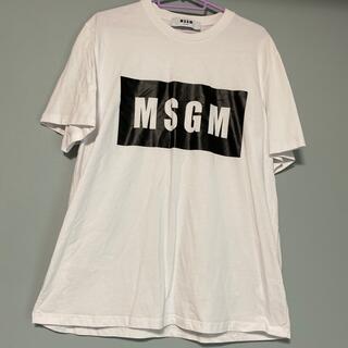 エムエスジイエム(MSGM)のMSGM 白Tシャツ(Tシャツ/カットソー(半袖/袖なし))