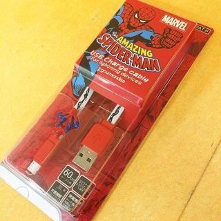 マーベル(MARVEL)のMARVEL Lightning充電専用ケーブル MV70A(バッテリー/充電器)