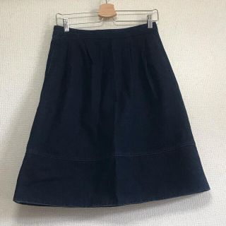 ユニクロ(UNIQLO)のユニクロ　デニムスカート(ひざ丈スカート)