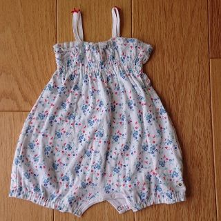 プチバトー(PETIT BATEAU)の【最終値下げ】キャミソールロンパース(ロンパース)