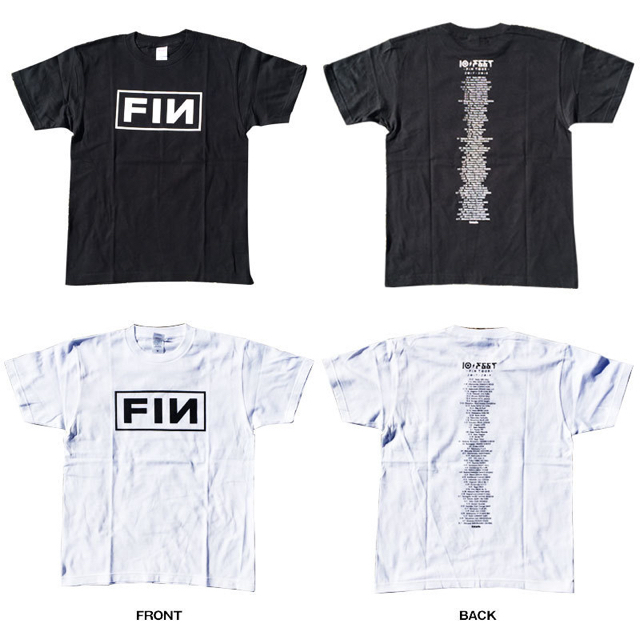 10-FEET「FIN」TOUR Tシャツ エンタメ/ホビーのタレントグッズ(ミュージシャン)の商品写真