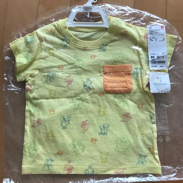 UNIQLO(ユニクロ)のUNIQLO  ベビー　モンポケ　ポケモン キッズ/ベビー/マタニティのベビー服(~85cm)(Ｔシャツ)の商品写真