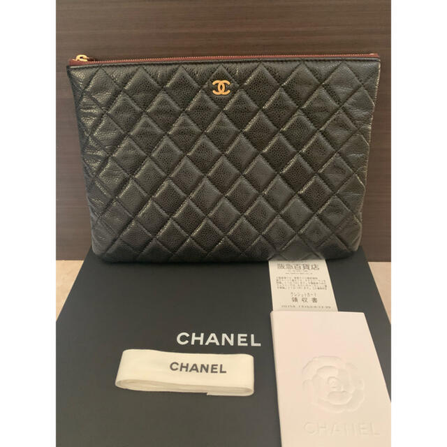 CHANEL(シャネル)のシャネル　クラッチバック　キャビアスキン レディースのバッグ(クラッチバッグ)の商品写真