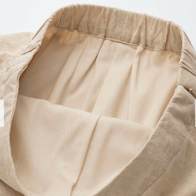 UNIQLO(ユニクロ)のユニクロ  UNIQLO    リネンコットン ロングスカート    丈短め レディースのスカート(ロングスカート)の商品写真