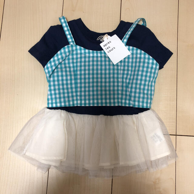 petit main(プティマイン)のアプレレクール  トップス  100 新品タグ付き キッズ/ベビー/マタニティのキッズ服女の子用(90cm~)(Tシャツ/カットソー)の商品写真