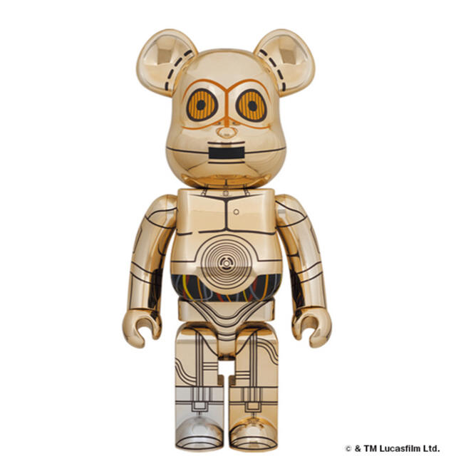 MEDICOM TOY(メディコムトイ)のSTARWARS BE@RBRICK C-3PO(TM) 1000％ エンタメ/ホビーのフィギュア(その他)の商品写真