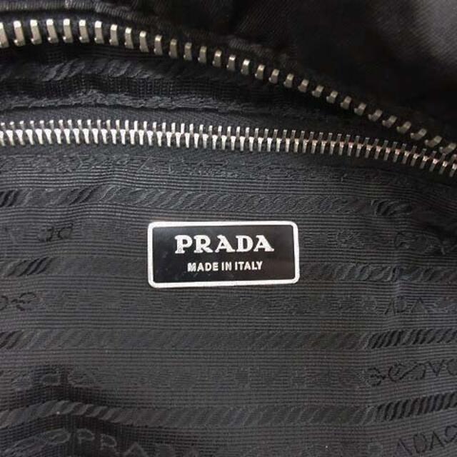 PRADA(プラダ)のプラダ ボストンバッグ ハンドバッグ ラムレザー 黒 ブラック BR2363 レディースのバッグ(ボストンバッグ)の商品写真