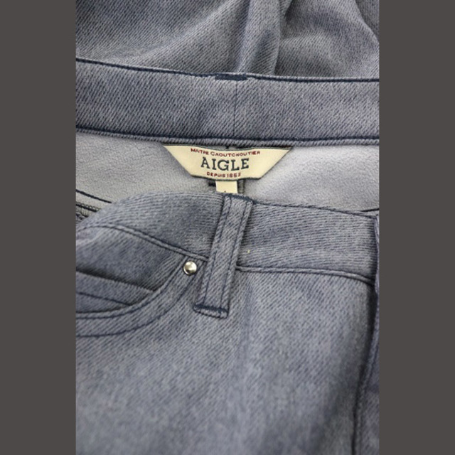 AIGLE(エーグル)のエーグル ブラッシュドスキニーパンツ ストレッチ L 青 ブルー /MY ■OS レディースのレディース その他(その他)の商品写真