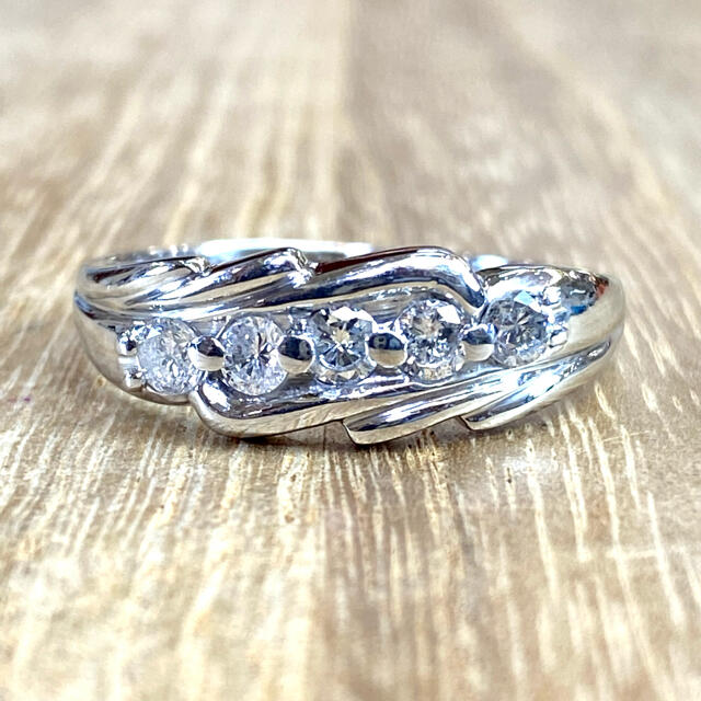 大きめサイズ!Pt900 ダイヤリング 0.50ct 4.24g M424 | yoshi-sushi.ca