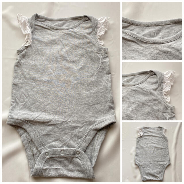 babyGAP(ベビーギャップ)の女の子　ロンパース　ブルマセット キッズ/ベビー/マタニティのベビー服(~85cm)(ロンパース)の商品写真