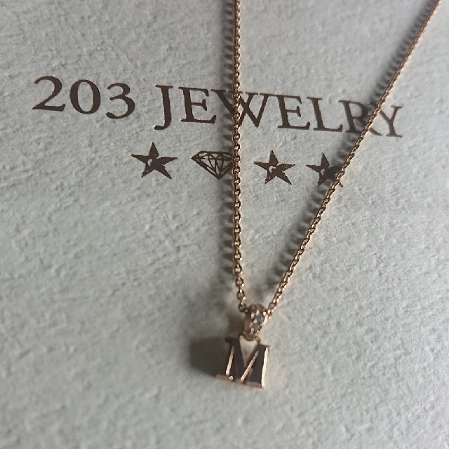 TODAYFUL(トゥデイフル)の203jewelry イニシャルネックレス 10K レディースのアクセサリー(ネックレス)の商品写真