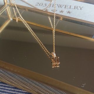 トゥデイフル(TODAYFUL)の203jewelry イニシャルネックレス 10K(ネックレス)