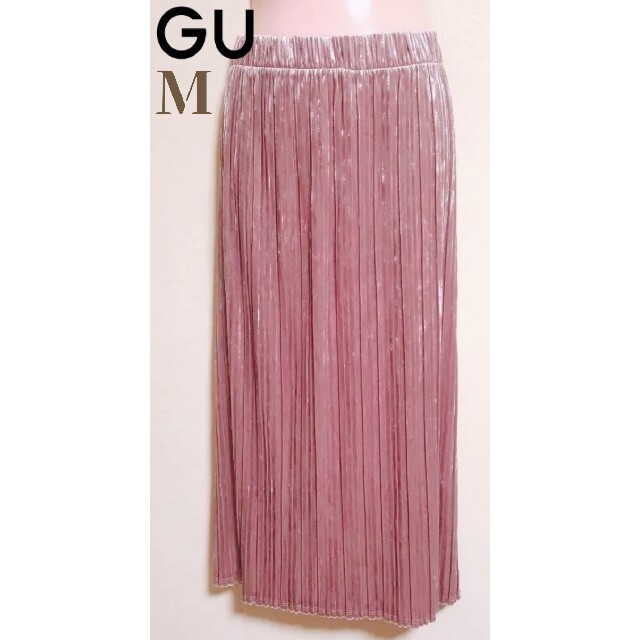 GU(ジーユー)のGU♡プリーツ ロングベロアスカート レディースのスカート(ロングスカート)の商品写真