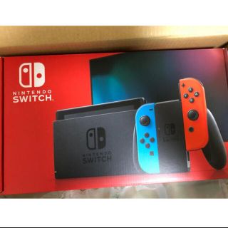 ニンテンドースイッチ(Nintendo Switch)の【新品未開封】Nintendo Switch ネオンブルー(家庭用ゲーム機本体)