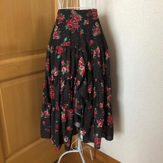 ロデオクラウンズ(RODEO CROWNS)のロデオクラウンズ　花柄春夏スカート新品未使用🎶(ロングスカート)