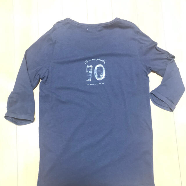 KLEIN PLUS(クランプリュス)のクランプリュスオム 長　tシャツ   KLEIN plus 七分丈 L 48 メンズのトップス(Tシャツ/カットソー(七分/長袖))の商品写真