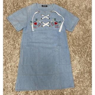 マリークワント(MARY QUANT)の【MARY QUANT】デニムワンピース(ミニワンピース)