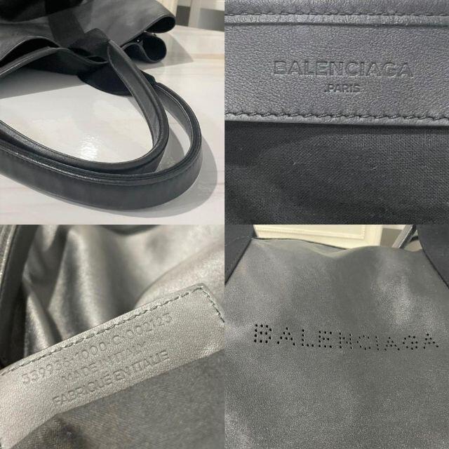 Balenciaga Ｍ レザー ブラックの通販 by M☆'s shop｜バレンシアガならラクマ - 美品★ バレンシアガ ネイビーカバス 爆買い