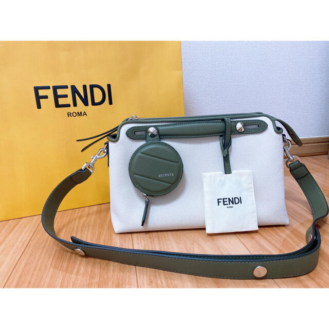 FENDI フェンディ　2way ショルダーバッグ　バイザウェイ　キャンバス