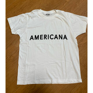 アメリカーナ(AMERICANA)の確かノベルティ⁉️アメリカーナロゴT(Tシャツ(半袖/袖なし))