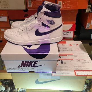 ナイキ(NIKE)のはぴねす様専用JORDAN 1 HIGH OG "COURT PURPLE"(スニーカー)