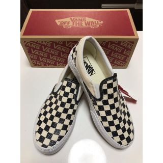 ヴァンズ(VANS)のバンズ　スリッポン　チェッカー　ラメ(スリッポン/モカシン)