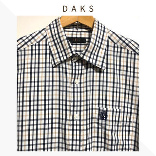 ダックス(DAKS)の【試着のみ】DAKS〈ダックス〉チェック柄 コットンシャツ(シャツ)