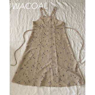 ワコール(Wacoal)のWACOAL 小花柄ジャンパースカート(ロングワンピース/マキシワンピース)