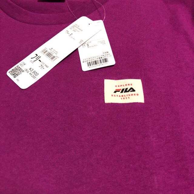 FILA(フィラ)のクリアファイル付きFILA コラボＴシャツ メンズのトップス(Tシャツ/カットソー(半袖/袖なし))の商品写真