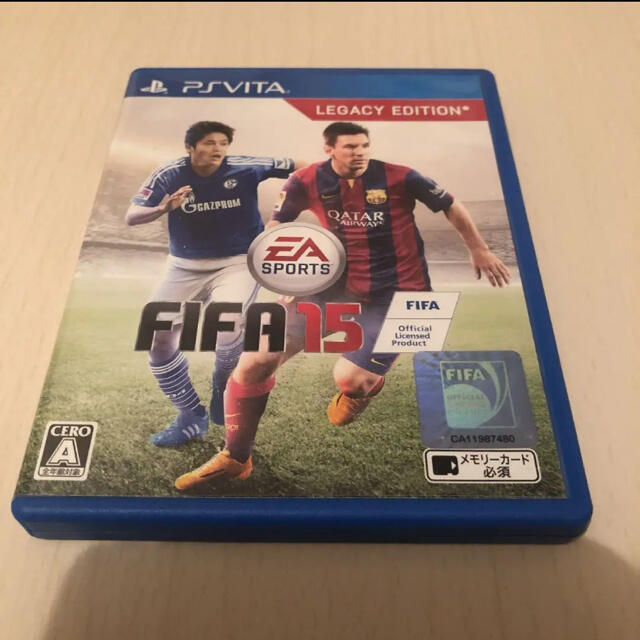 PlayStation Vita(プレイステーションヴィータ)のPSVITA FIFA 15 エンタメ/ホビーのゲームソフト/ゲーム機本体(携帯用ゲームソフト)の商品写真