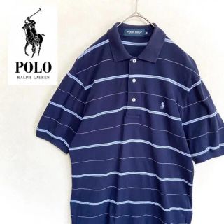 ポロゴルフ(Polo Golf)のポロゴルフ ポロラルフローレン ポロシャツ ボーダー ヴィンテージ(ポロシャツ)