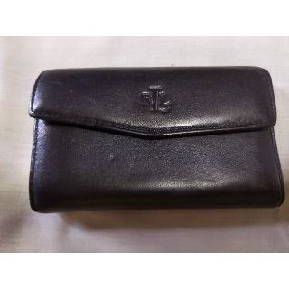 ラルフローレン(Ralph Lauren)のbaiya ラルフローレン　財布　カード入れ　黒　革　ケース　レディース(財布)