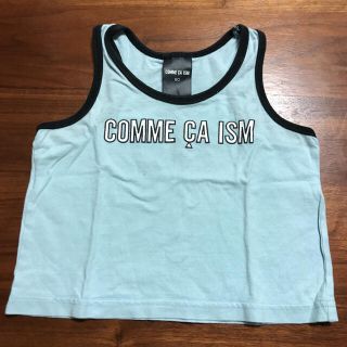 コムサイズム(COMME CA ISM)のCOMMECAISM ♡水色のタンクトップ／80㎝(Ｔシャツ)