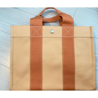 エルメス(Hermes)のエルメス　希少　トートバッグ　コキアージュ　ボラボラ　オレンジ(トートバッグ)