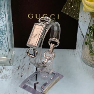 グッチ(Gucci)のGucci YA119507 トルナヴォーニ シルバー GG柄 4Pダイヤ(腕時計)