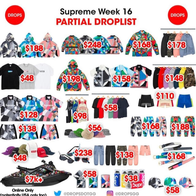 第一ネット Supreme - ボックスロゴ week16 Pucci Emilio Supreme Tシャツ+カットソー(半袖+袖なし)
