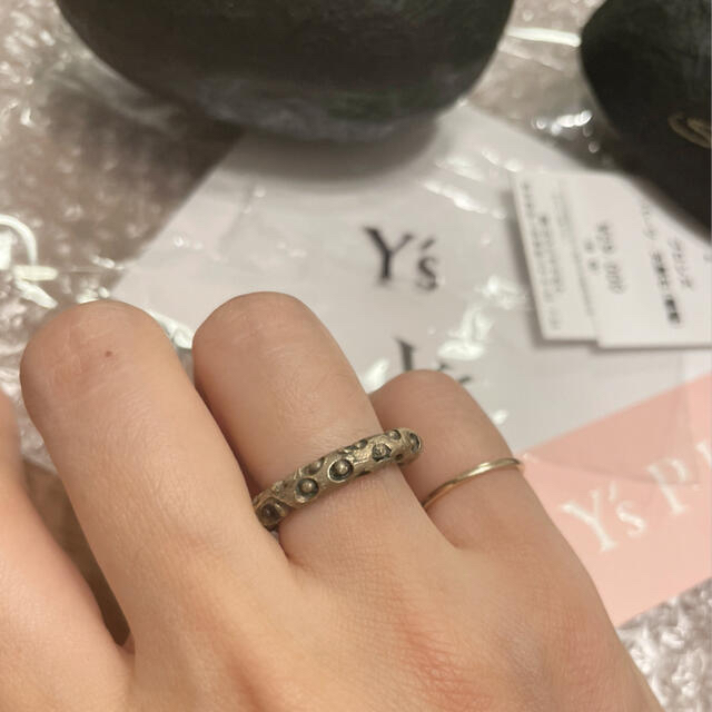 Yohji Yamamoto(ヨウジヤマモト)のY's PINK リングS.V.B RING C （9号　Gold）ワイズ レディースのアクセサリー(リング(指輪))の商品写真