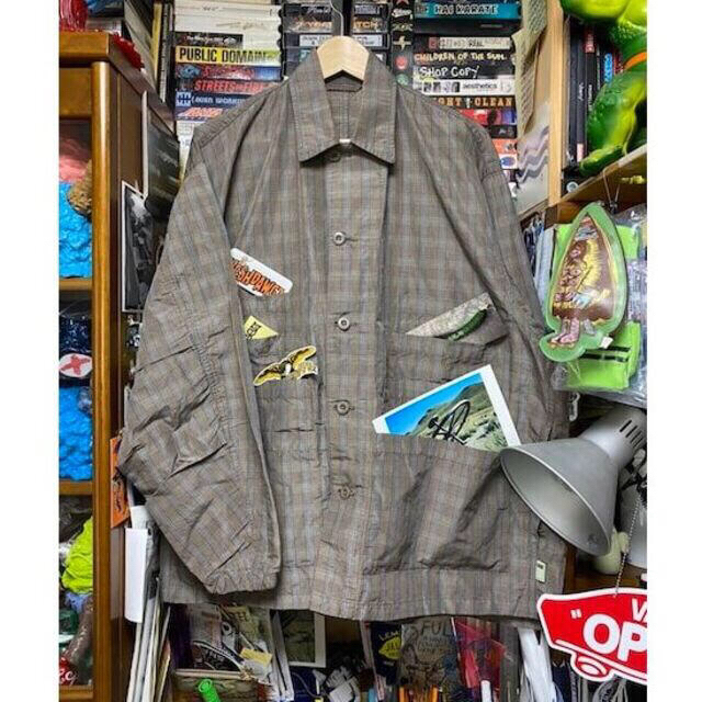 21ss SSZ ENERGY JACKET BROWN CHECK sizeM