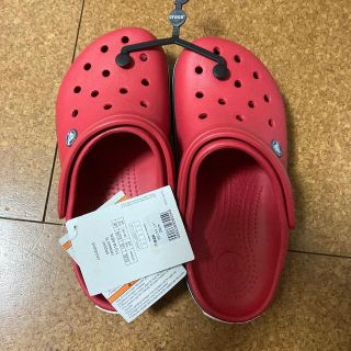 クロックス(crocs)のラス1    24  早い者勝ち！　クロックバンド　レッド　クロックス(サンダル)