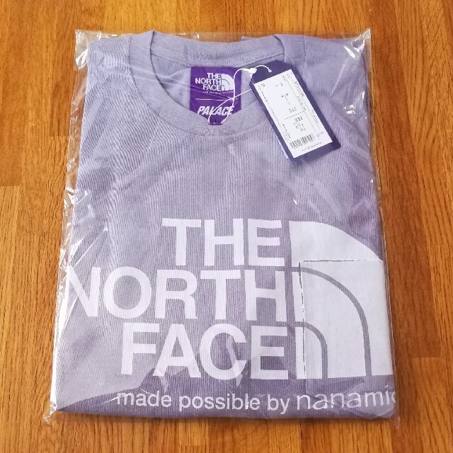 Tシャツ/カットソー(半袖/袖なし)送込L PALACE x The North Face H/S Logo Tee