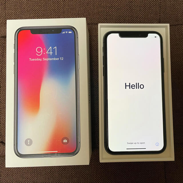 iPhone X スペースグレイ 256GB SIMフリー