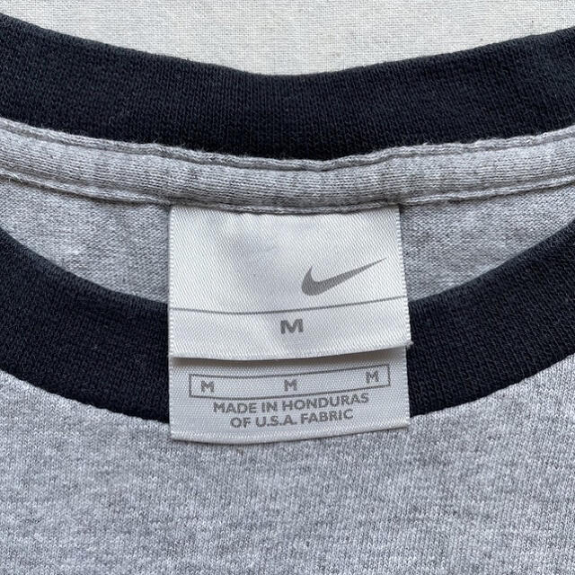 NIKE(ナイキ)の90s 古着 NIKE ナイキ リンガー Tシャツ パンチングプリント メンズのトップス(Tシャツ/カットソー(半袖/袖なし))の商品写真