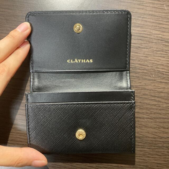 CLATHAS(クレイサス)の【あみ様専用】CLATHS 名刺入れ/カード入れ　(ブラック) レディースのファッション小物(名刺入れ/定期入れ)の商品写真