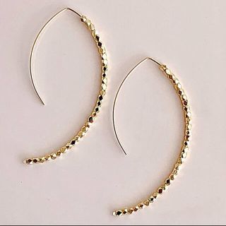 エテ(ete)のK14gold filled goldバナナロングフックピアス(ピアス)